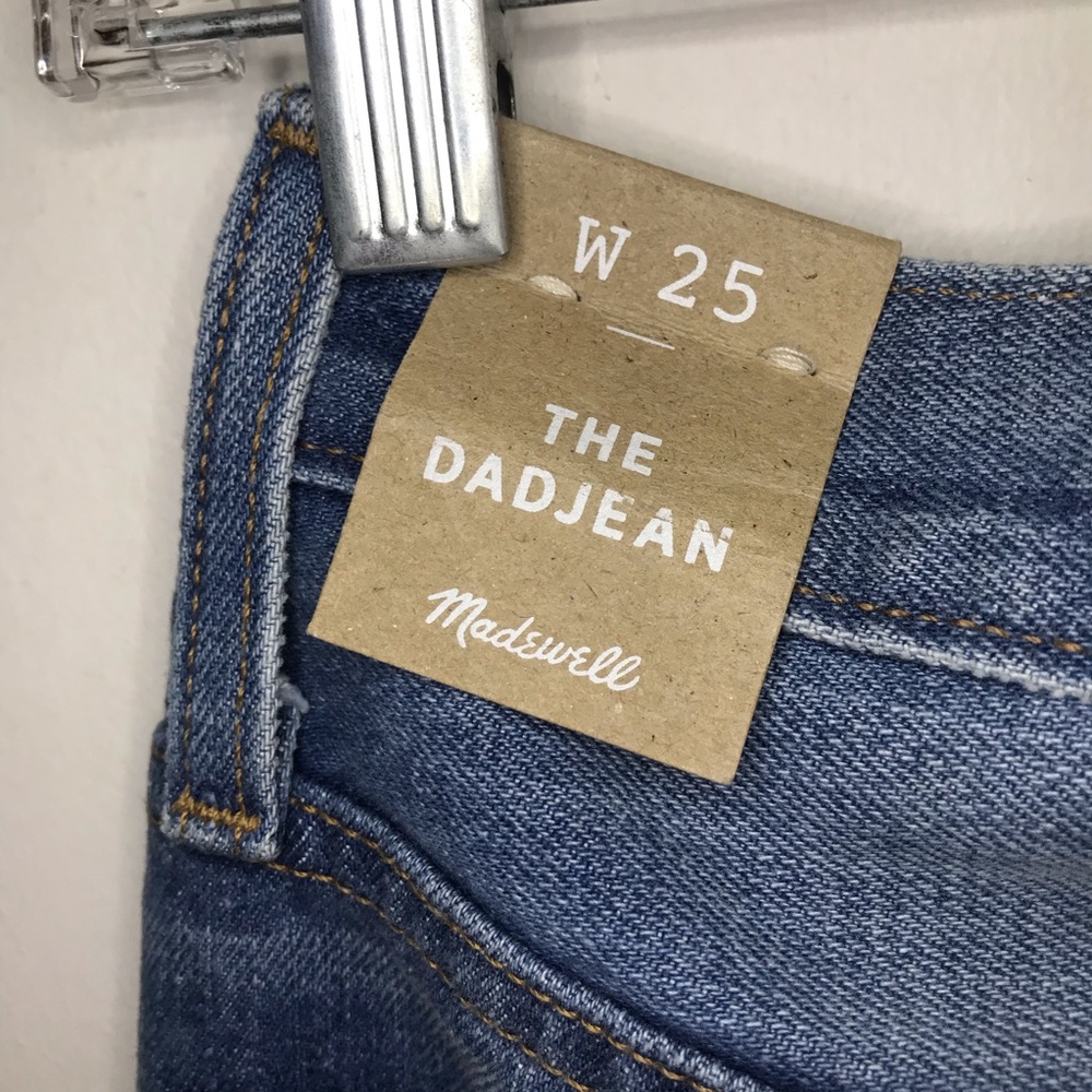 Madewell Dad Jean Light Wash Size 25 - Picture 6 of 6
